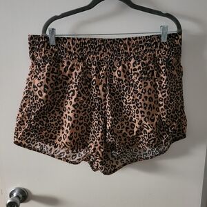 PINK Victoria's Secret Leopard Print Athletic Shorts